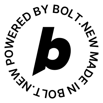 Built with Bolt.new badge